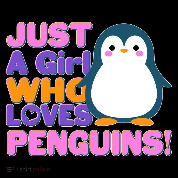 Cute Just A Girl Who Loves Penguins Toddler T-Shirt