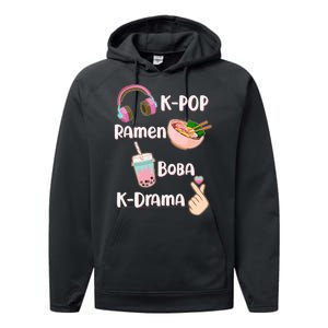 Cute K-Pop Raman Boba K-Drama Performance Fleece Hoodie