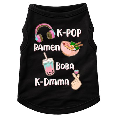 Cute K-Pop Raman Boba K-Drama Doggie Tank