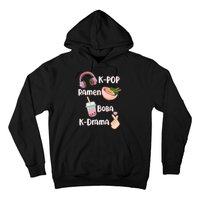 Cute K-Pop Raman Boba K-Drama Hoodie