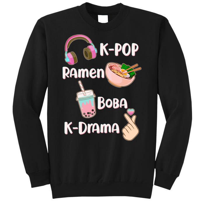 Cute K-Pop Raman Boba K-Drama Sweatshirt