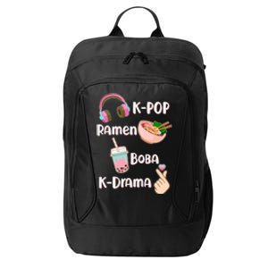 Cute K-Pop Raman Boba K-Drama City Backpack