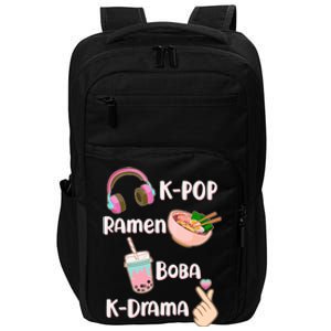 Cute K-Pop Raman Boba K-Drama Impact Tech Backpack