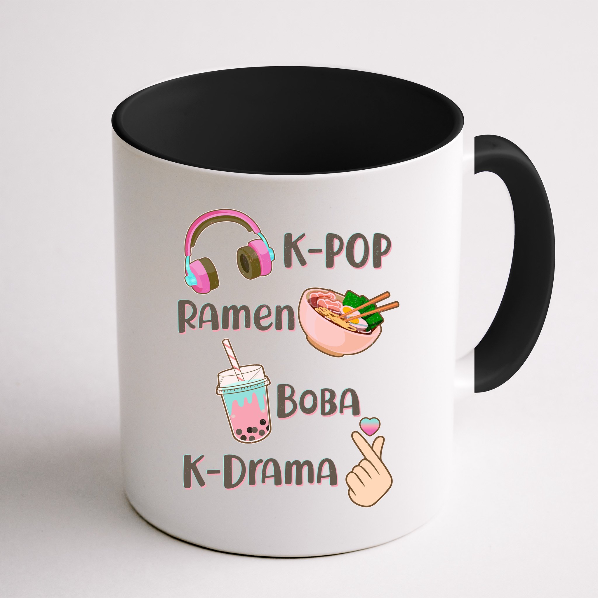 Cute K-Pop Raman Boba K-Drama Mug