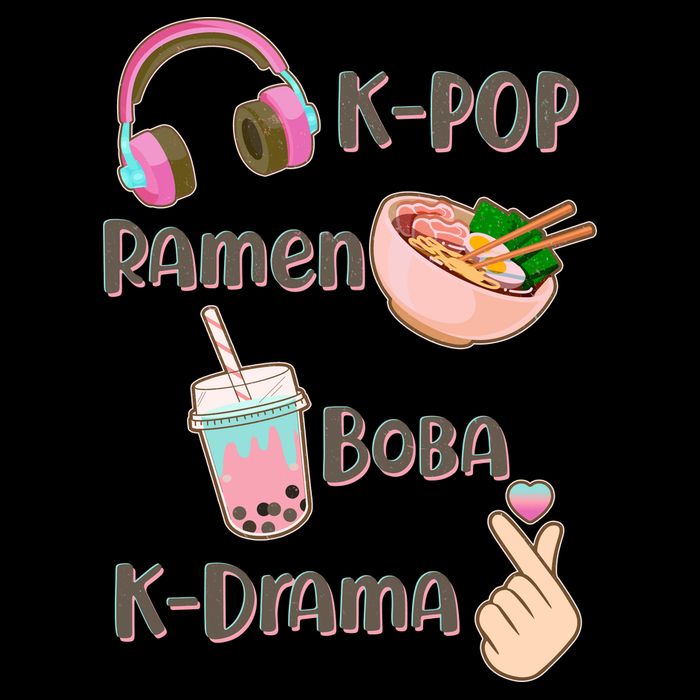 Cute K-Pop Raman Boba K-Drama Mug