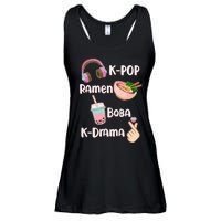 Cute K-Pop Raman Boba K-Drama Ladies Essential Flowy Tank