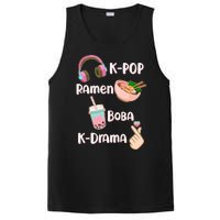 Cute K-Pop Raman Boba K-Drama PosiCharge Competitor Tank