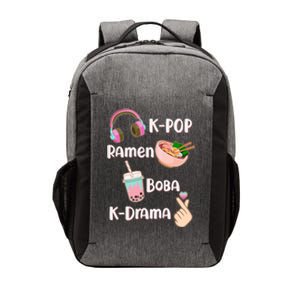 Cute K-Pop Raman Boba K-Drama Vector Backpack