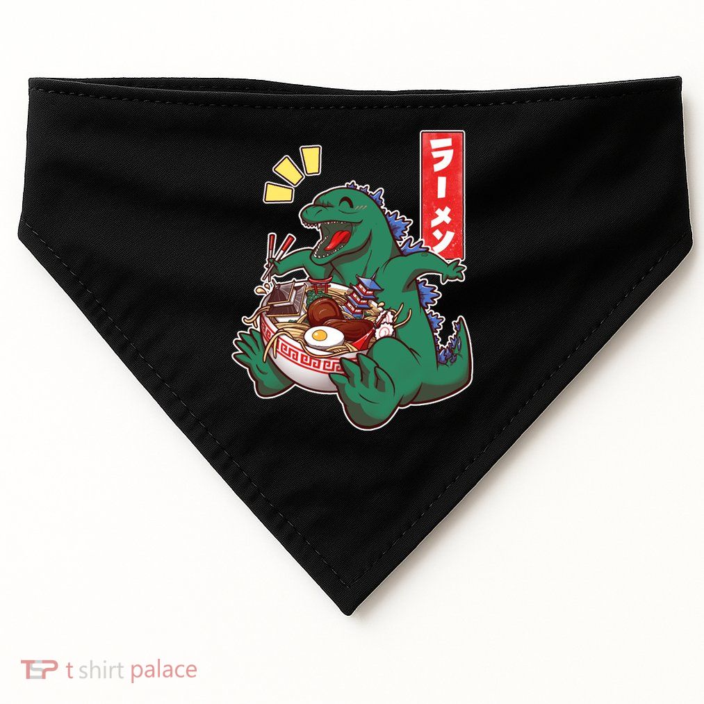 Cute Kaiju Ramen USA-Made Doggie Bandana