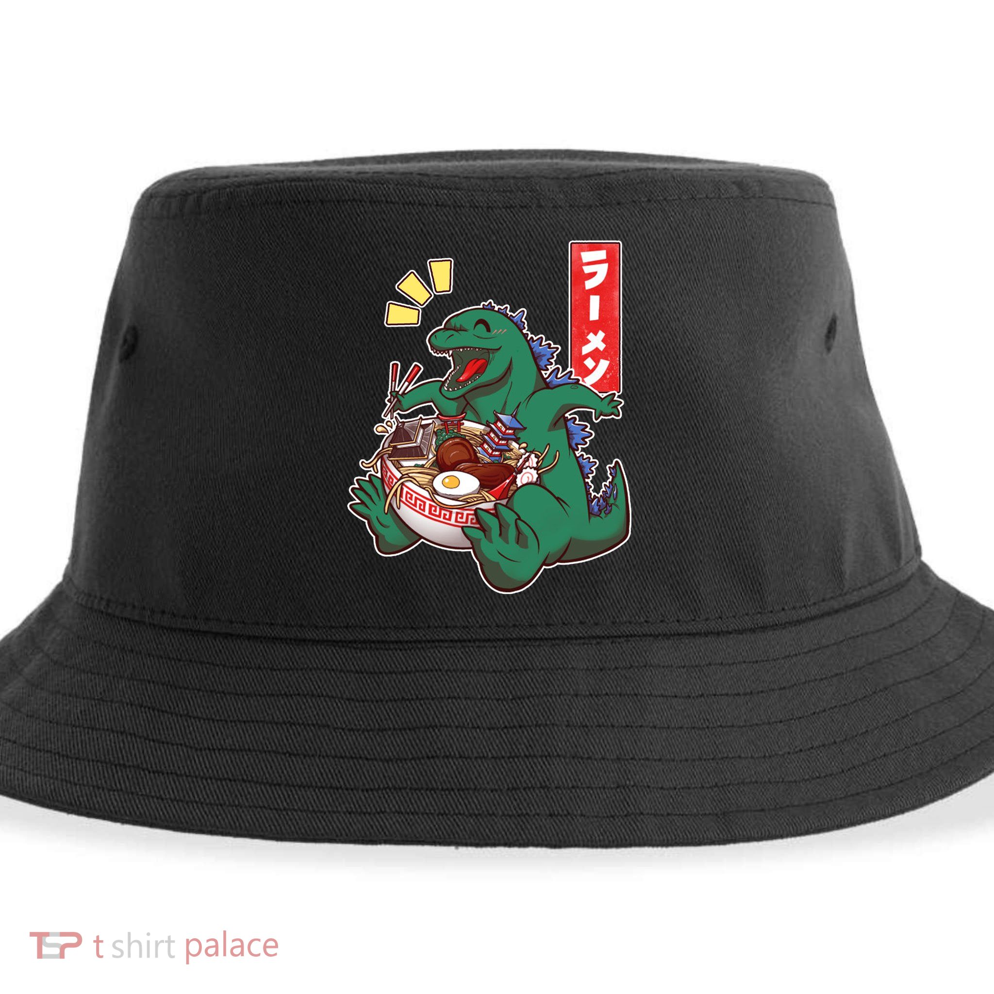 Cute Kaiju Ramen Sustainable Bucket Hat