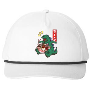 Cute Kaiju Ramen Snapback Five-Panel Rope Hat