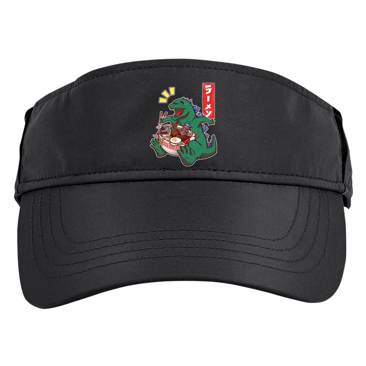Cute Kaiju Ramen Adult Drive Performance Visor