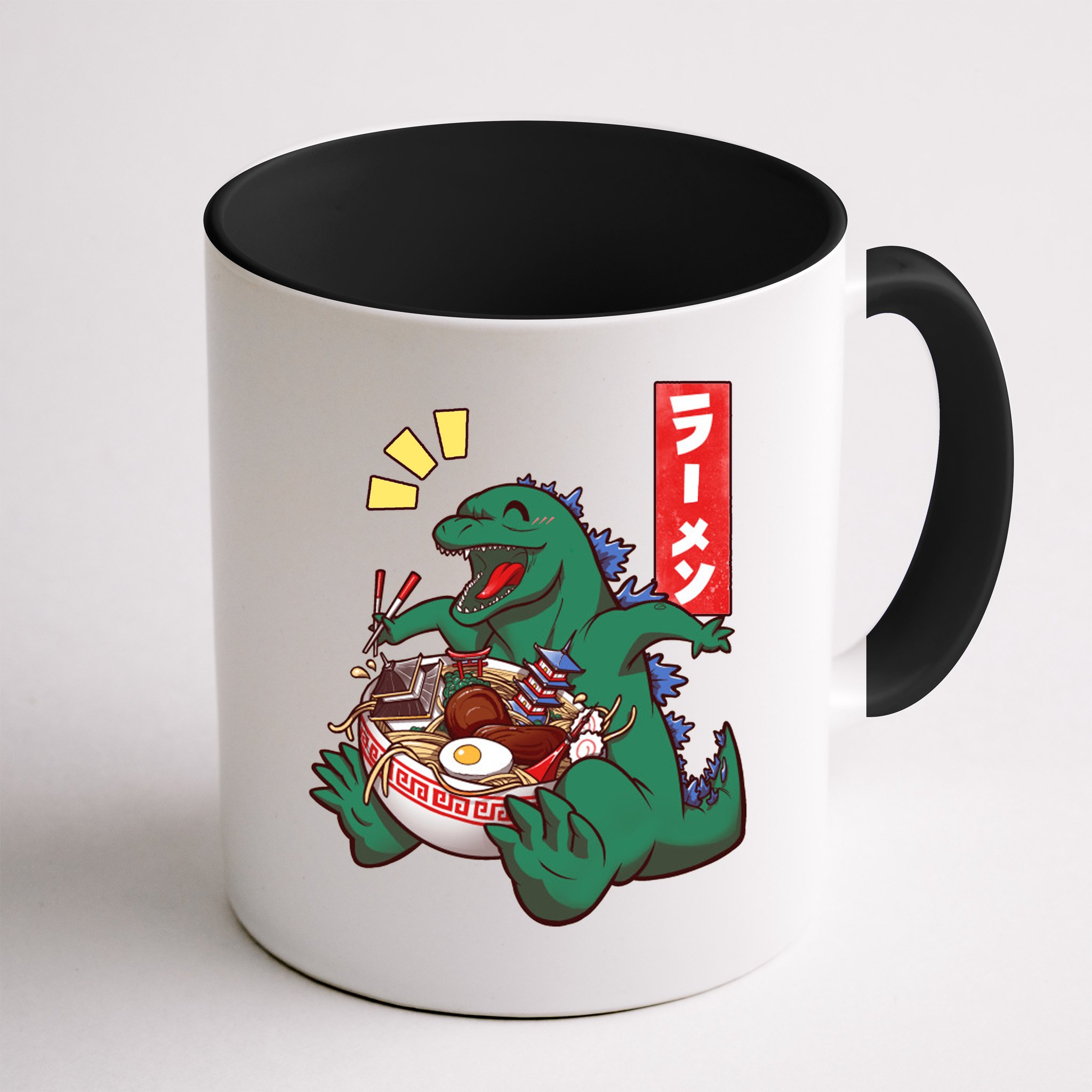 Cute Kaiju Ramen Mug