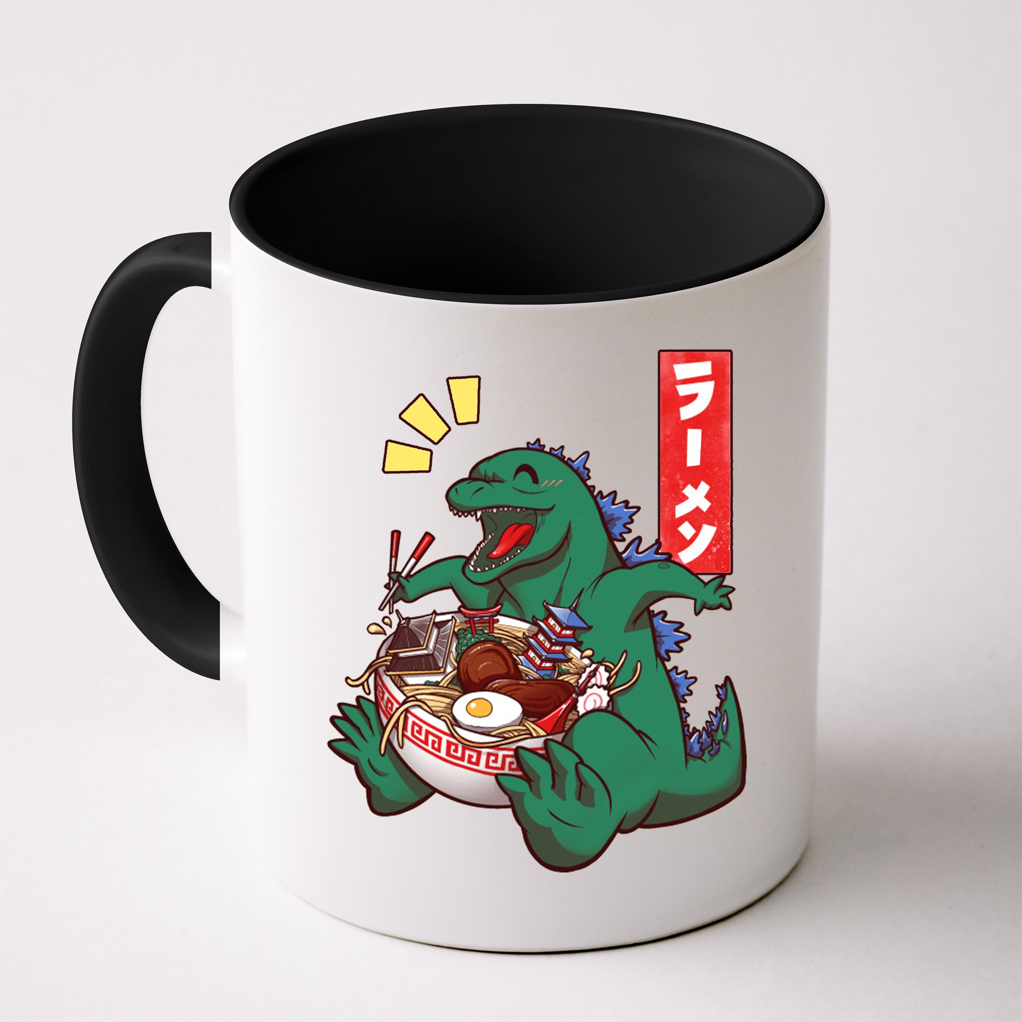 Cute Kaiju Ramen Mug