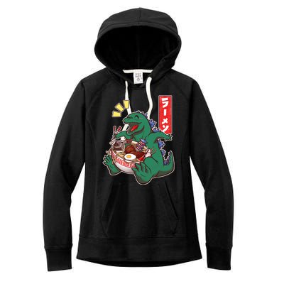 Cute Kaiju Ramen Women's Fleece Hoodie