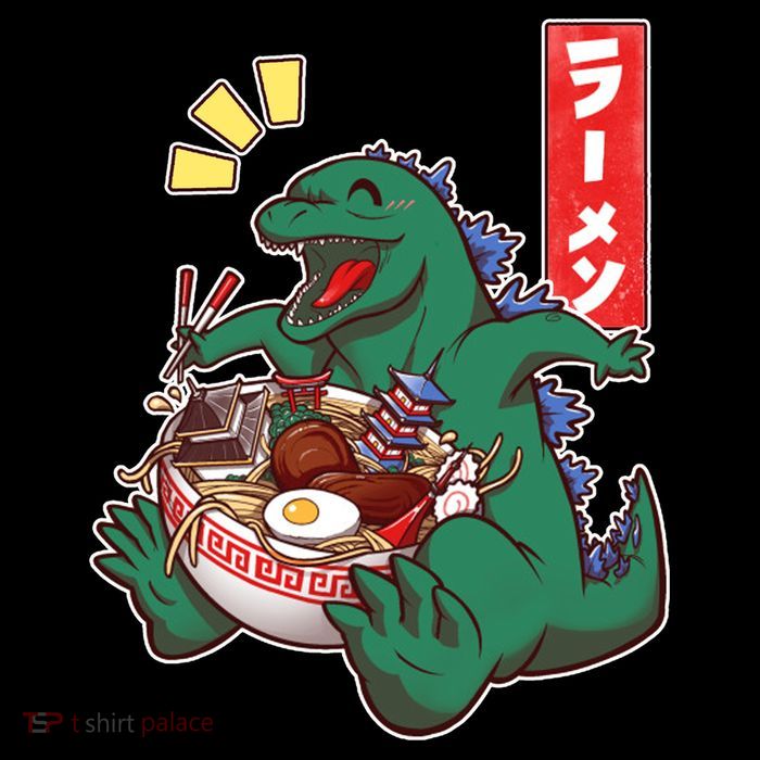 Cute Kaiju Ramen Toddler Fine Jersey T-Shirt