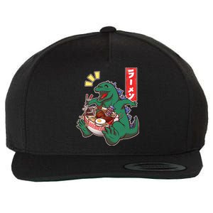 Cute Kaiju Ramen Wool Snapback Cap