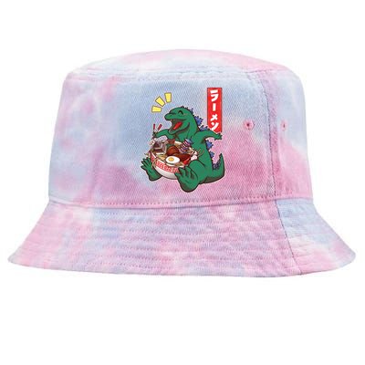 Cute Kaiju Ramen Tie-Dyed Bucket Hat