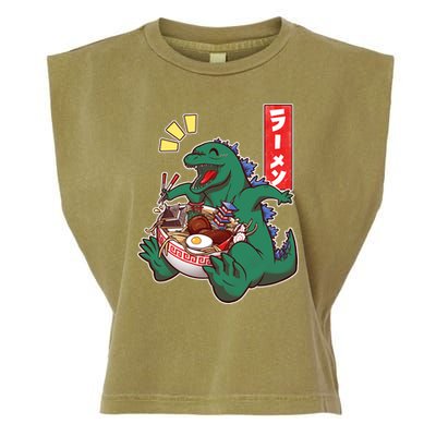 Cute Kaiju Ramen Garment-Dyed Women's Muscle Tee