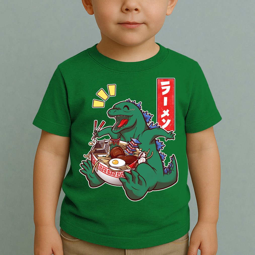 Cute Kaiju Ramen Toddler T-Shirt