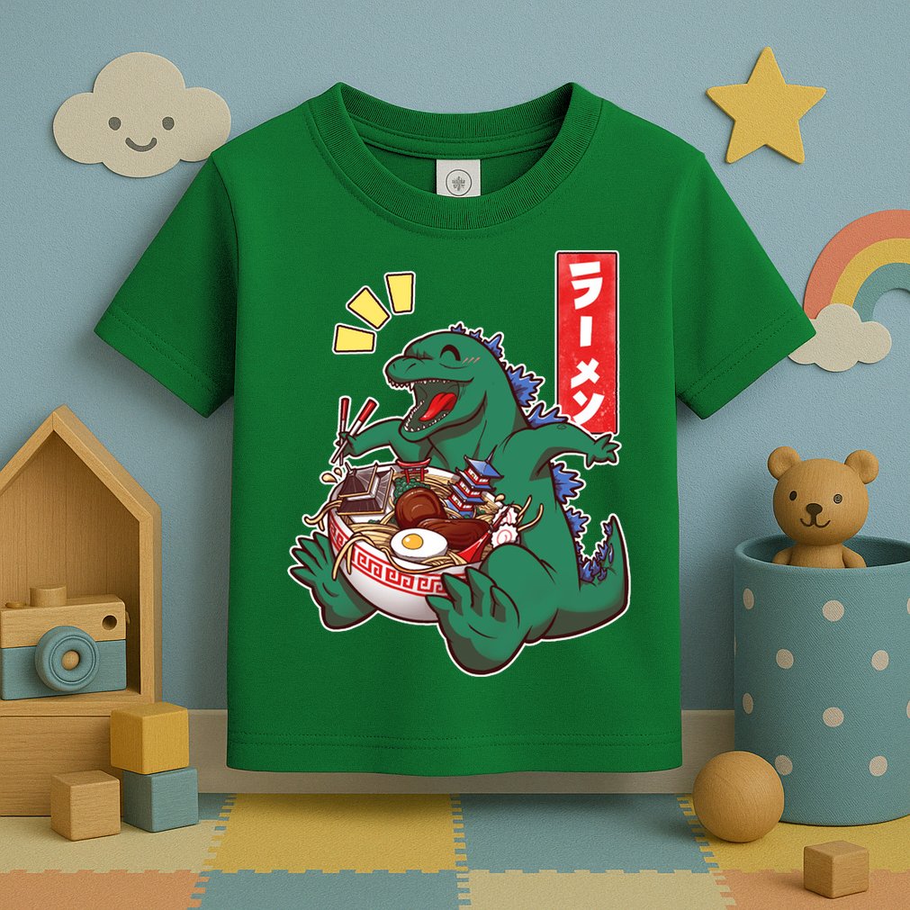 Cute Kaiju Ramen Toddler T-Shirt