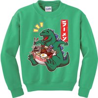 Cute Kaiju Ramen Kids Sweatshirt