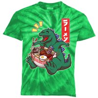 Cute Kaiju Ramen Kids Tie-Dye T-Shirt