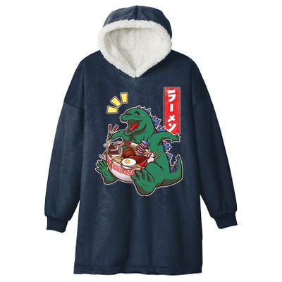 Cute Kaiju Ramen Hooded Wearable Blanket