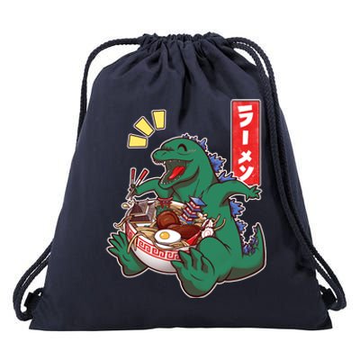 Cute Kaiju Ramen Drawstring Bag