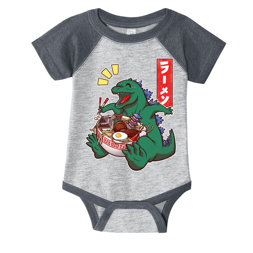 Cute Kaiju Ramen Infant Baby Jersey Bodysuit