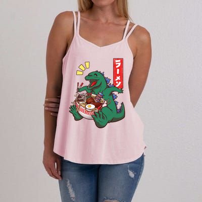 Cute Kaiju Ramen Women's Strappy Tank