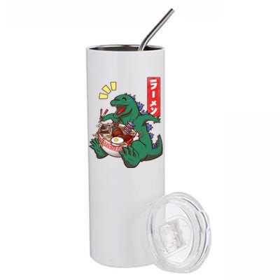 Cute Kaiju Ramen Stainless Steel Tumbler