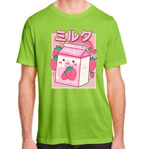 Cute Kawaii Japanese Strawberry Milk Adult ChromaSoft Performance T-Shirt