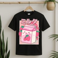 Cute Kawaii Japanese Strawberry Milk T-Shirt