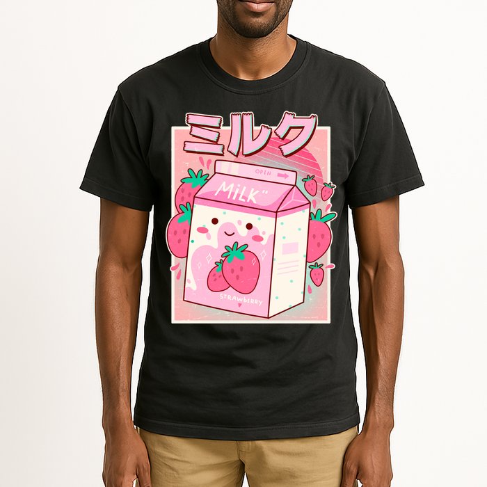 Cute Kawaii Japanese Strawberry Milk Tall T-Shirt