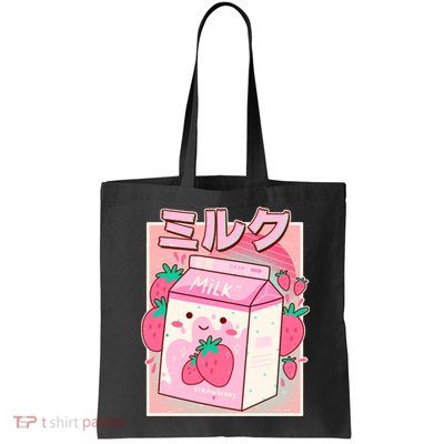 Cute Kawaii Japanese Strawberry Milk Bag