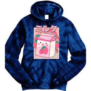 Cute Kawaii Japanese Strawberry Milk Tie Dye Hoodie