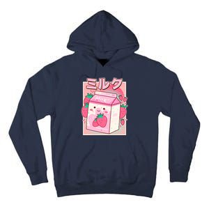 Cute Kawaii Japanese Strawberry Milk Tall Hoodie