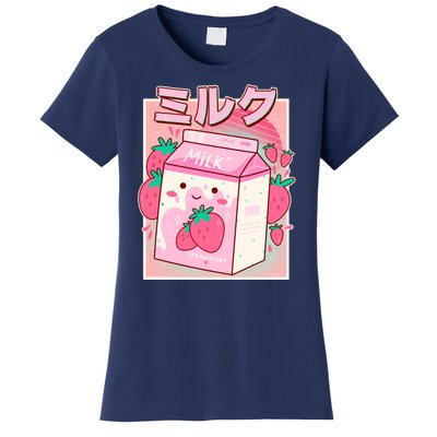 Cute Kawaii Japanese Strawberry Milk Women's T-Shirt