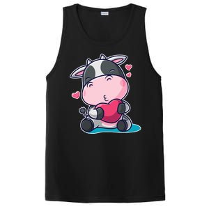 Cute Kawii Cow Hearts PosiCharge Competitor Tank