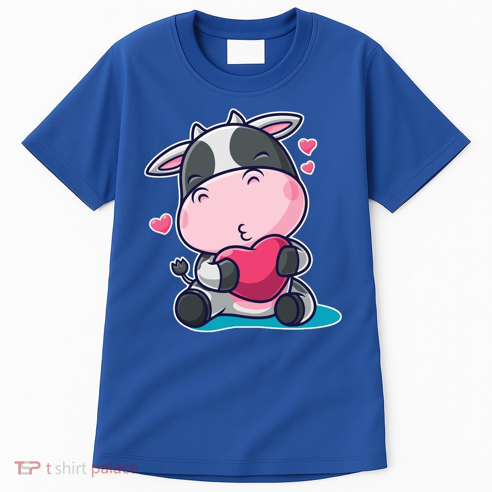 Cute Kawii Cow Hearts Tall T-Shirt