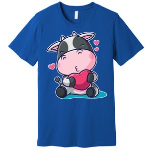 Cute Kawii Cow Hearts Premium T-Shirt