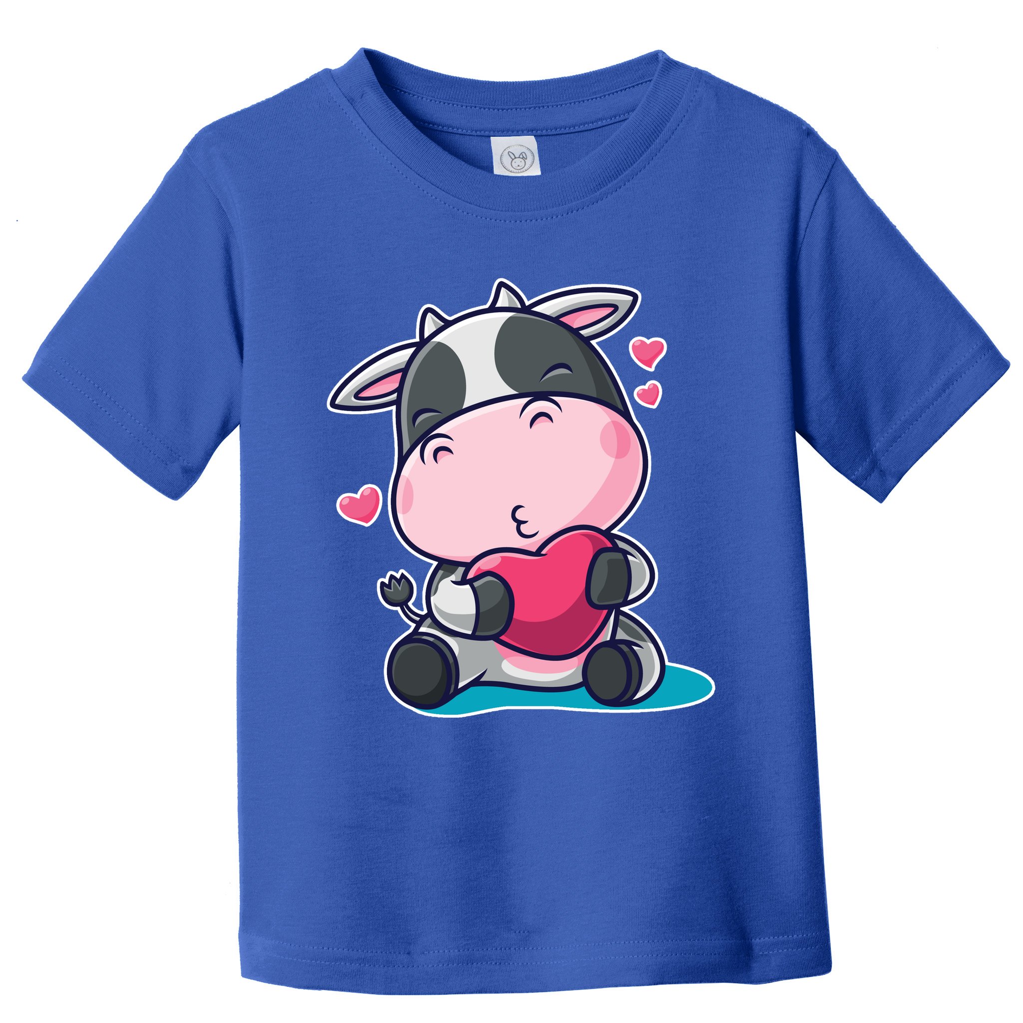 Cute Kawii Cow Hearts Toddler T-Shirt