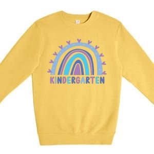 Cute Kindergarten Rainbow Premium Crewneck Sweatshirt