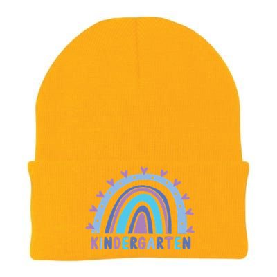 Cute Kindergarten Rainbow Knit Cap Winter Beanie