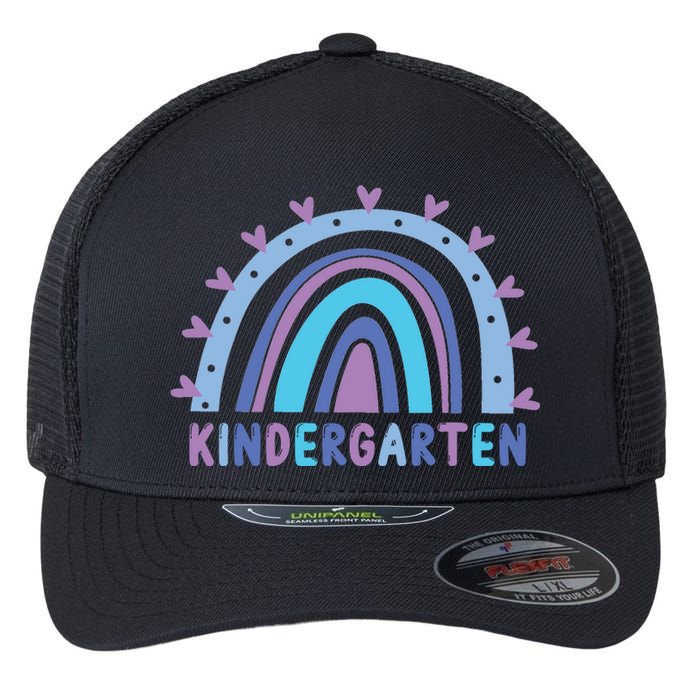 Cute Kindergarten Rainbow Flexfit Unipanel Trucker Cap