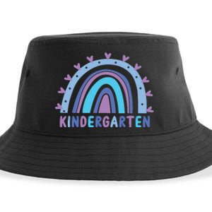 Cute Kindergarten Rainbow Sustainable Bucket Hat