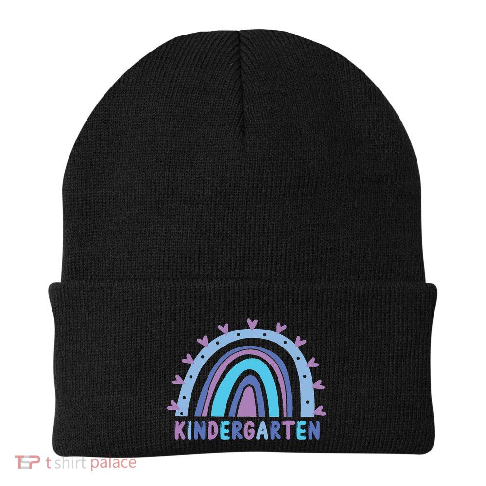 Cute Kindergarten Rainbow Beanie