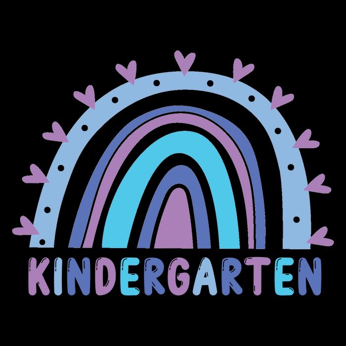 Cute Kindergarten Rainbow Flatbill Hat