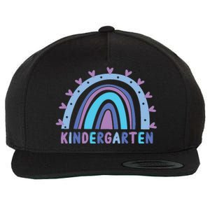 Cute Kindergarten Rainbow Wool Snapback Cap